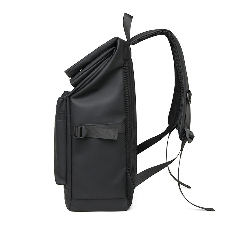2025 new backpack backpack men's large-capacity roll-up backpack outdoor leisure travel bag back bag