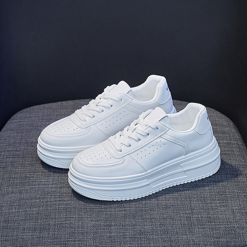 2025 Little white shoes women's spring new versatile student board shoes women's ins Korean version platform casual shoes women's MX8802
