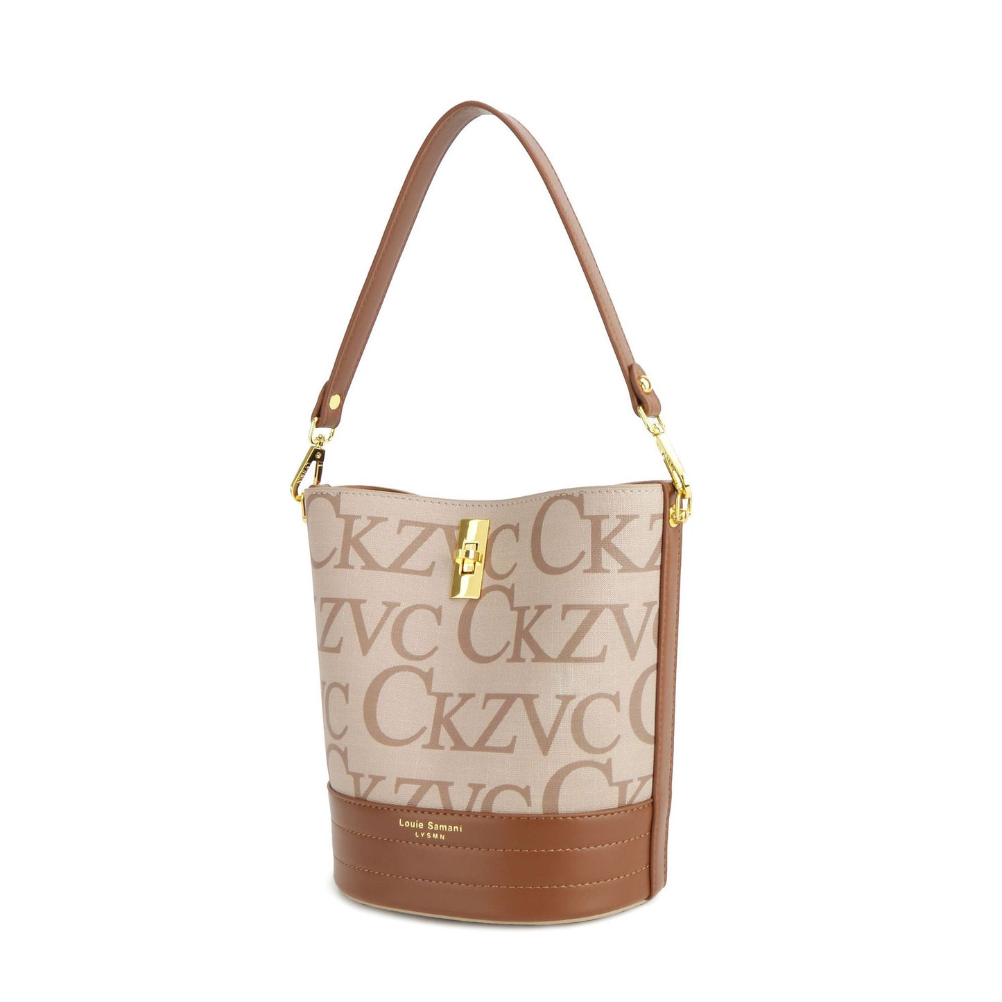 2025 Bucket bag women's autumn fashion printed handbag high sense large capacity messenger bag to work commuter bag wholesale