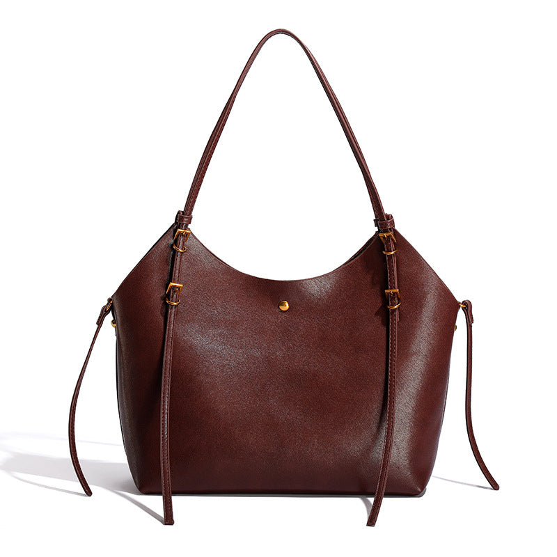 2025 Bag Women's popular Autumn Premium Large Capacity Tote Bag Fashion Minimalist Style Women's Bag Commuter Shoulder Bag