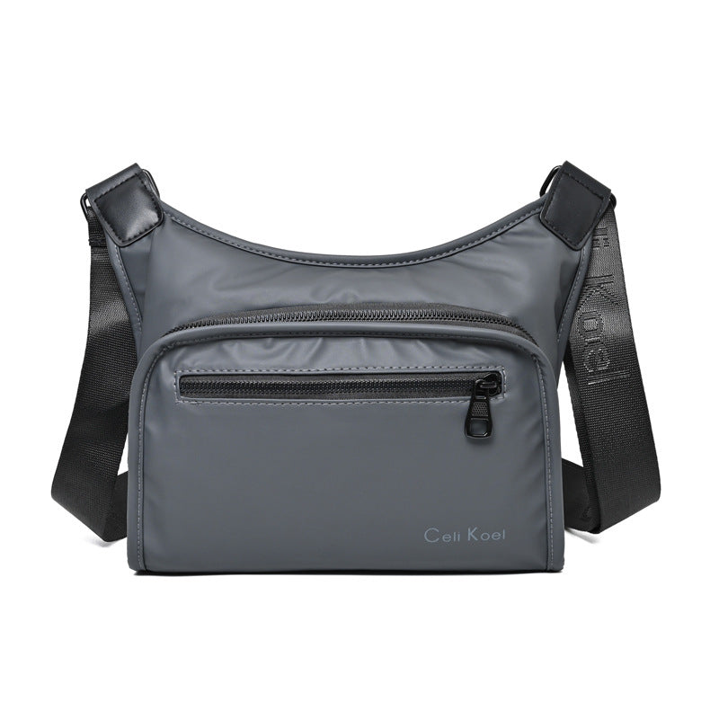 XIANGTUIBAO Messenger Bag Men's New Stylish Good Texture Simple Casual Shoulder Backpack Korean Style Popular Texture Large Capacity Chest Bag