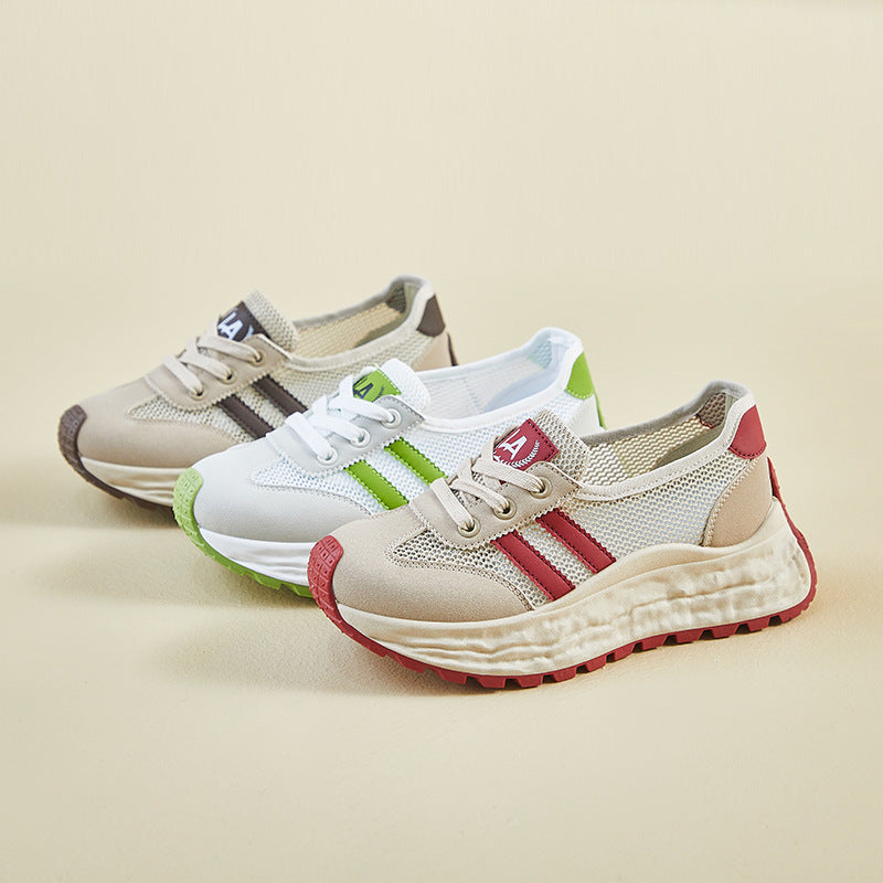 2025 ins Korean version of Forrest Gump shoes women's tide summer height increase new student sports and leisure mesh breathable ZY2507