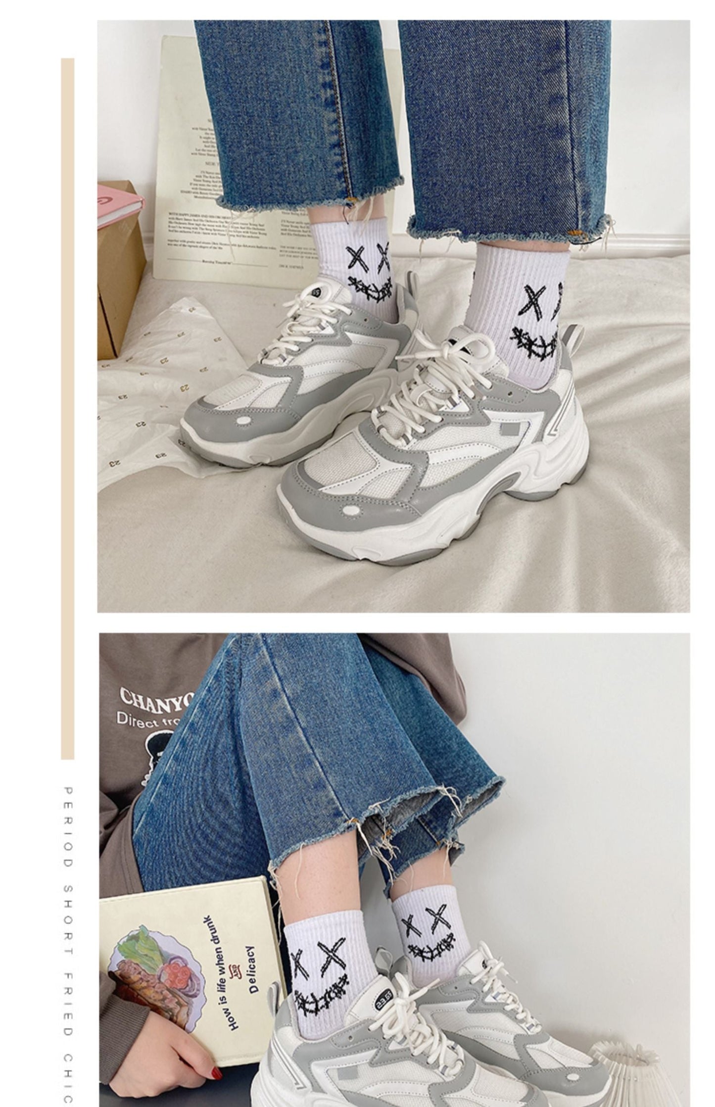 xiangtuibao Women Sneakers New Spring Autumn Casual Dad Shoes Trainers Basket Femme Sports Vulcanized Platform Sneakers Women Shoes
