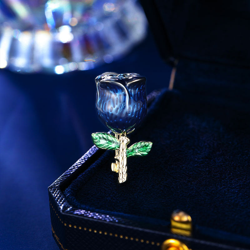 2025 popular New Elegant Rose Brooch High-end Retro Pin Temperament Suit Multifunctional Fixed Accessories Corsage