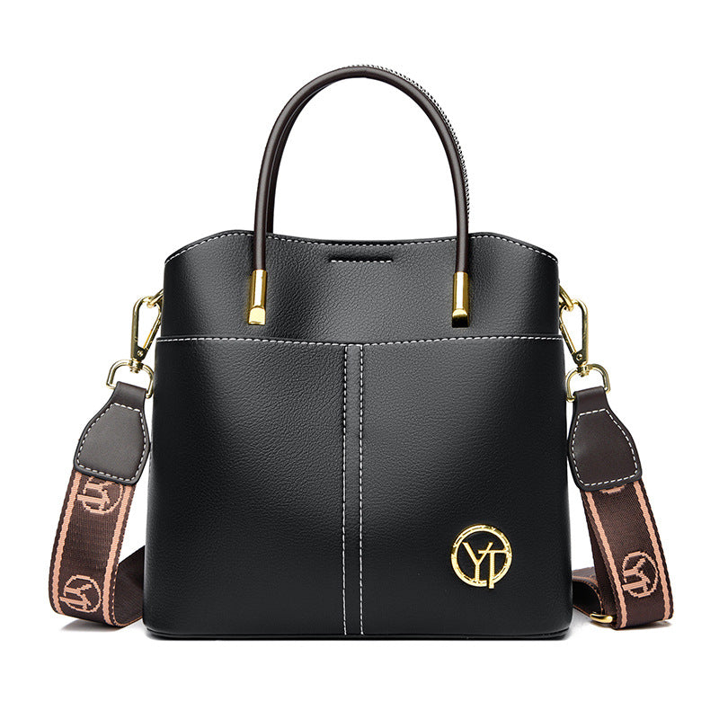 2025 Bag Autumn Women's popular New Large Capacity Bucket Bag Fashion Temperament Mom Bag Premium Commuter Shoulder Bag
