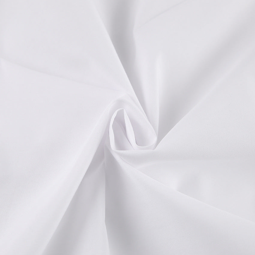 2025 autumn clothes on the new white polo shirt skirt commuting thin waist long sleeve dress Popular trade women's clothing