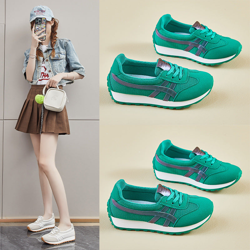 2025 ins Korean version of Forrest Gump shoes women's tide spring new height increase student sports running casual street shot JCF-213