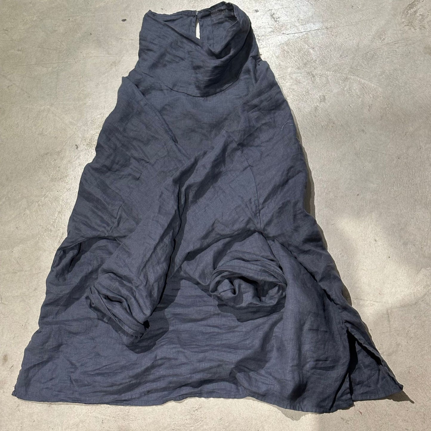 2025 23/8/Fleeting years/Early autumn literary and retro linen bag buckle high neck shoulder cover cover base outer wear