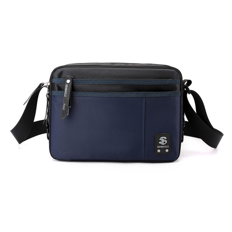 XIANGTUIBAO Wholesale New Men's Lightweight Shoulder Bag Business Casual Simple Travel Backpack Trendy Horizontal Men's Messenger Bag