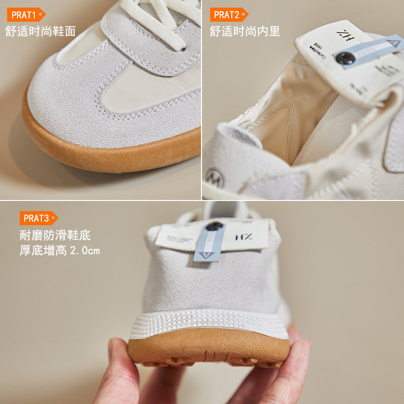 2025 ins Korean version of Forrest Gump shoes women's tide summer breathable new student running sports shoes white shoes CQ111