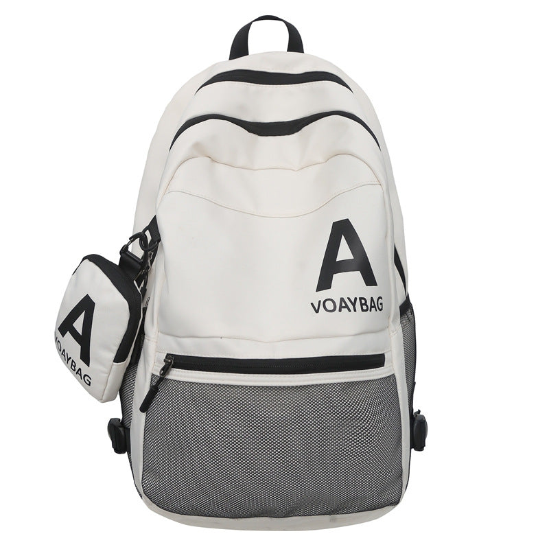 2025 Backpack New Trend Simple Large Capacity Student Backpack Outdoor Travel Sports Backpack Men and Women