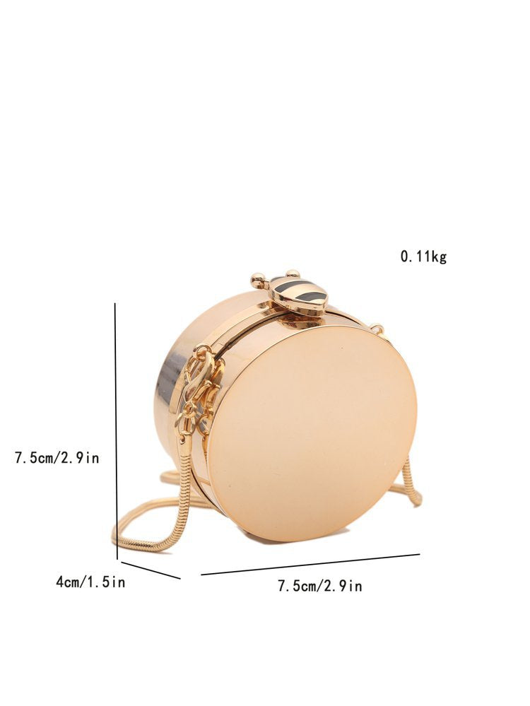 XIANGTUIBAO Personalized Mini Acrylic round Cake Small Bag Female Girly and Fashion Minority All-Match Crossbody Accessories Cosmetic Bag