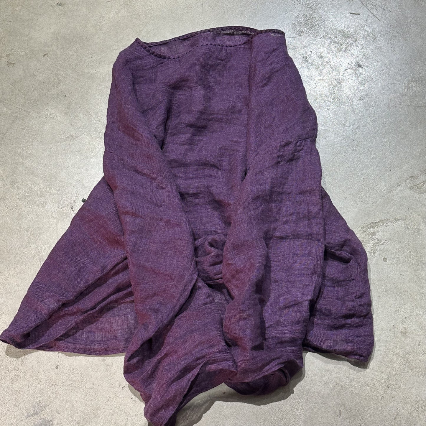 2025 Su Nian Weiyang SN24 literary and retro solid color versatile loose casual yarn-dyed linen jumper