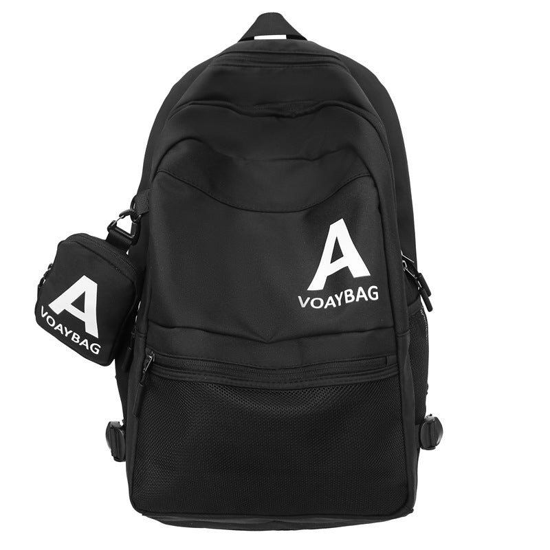2025 Backpack New Trend Simple Large Capacity Student Backpack Outdoor Travel Sports Backpack Men and Women