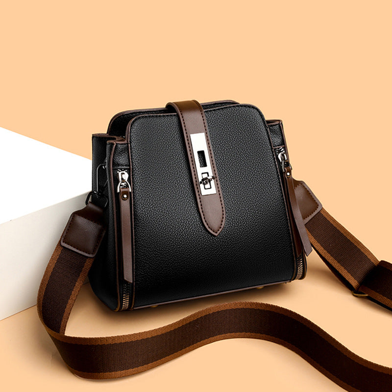2025 popular autumn new fashionable and simple women's bags to work commuter business bags versatile large-capacity messenger bags