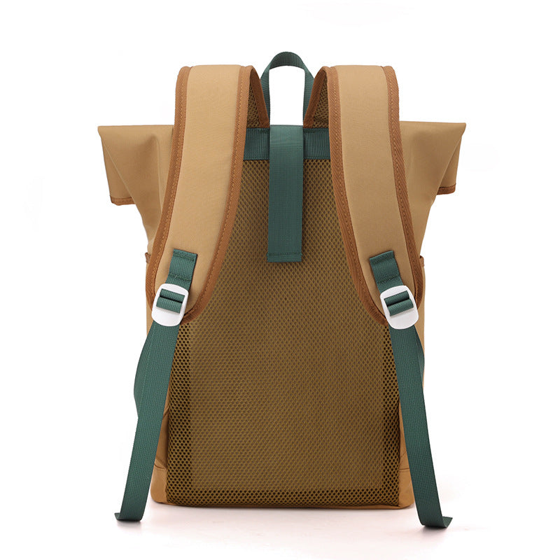 2025 Backpack Male College Student Sports Trend Student School Bag Computer Bag Couple Large Capacity Lightweight Trend Backpack
