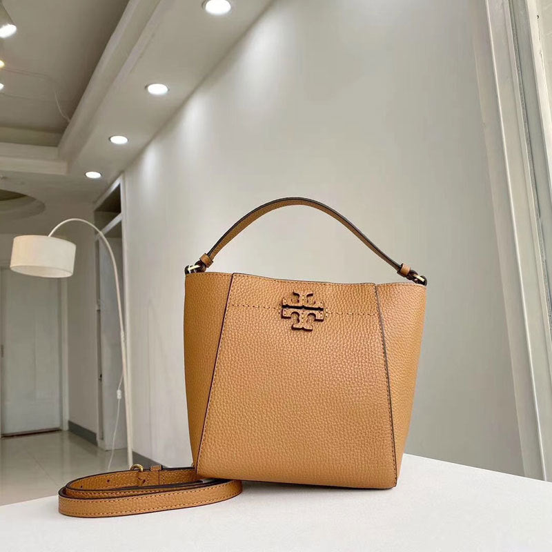 XIANGTUIBAO TB Women's Bag New 74956mcgraw Deformation Crossbody Single Shoulder Bucket Bag Female Cowhide Handbag Commuter