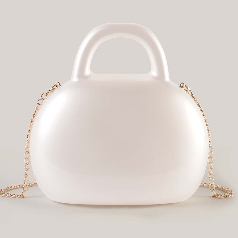 New fashionable portable acrylic bag simple dinner bag clutch bag