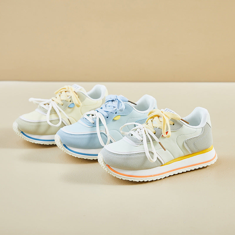 2025 ins Korean version of Forrest Gump shoes women's tide spring new height increase student running sports casual shoes street shot K1102