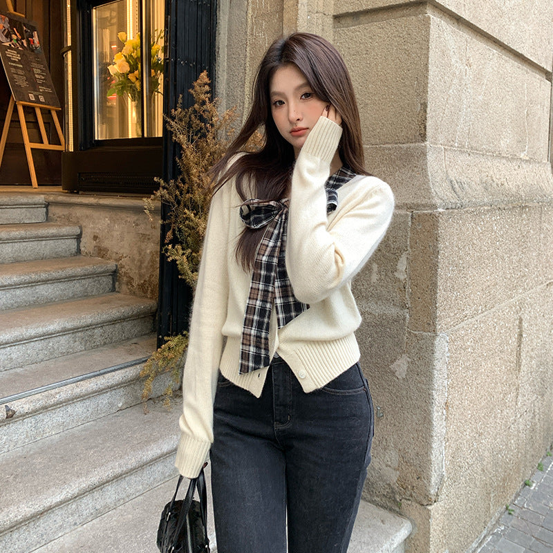 2025 popular winter new temperament versatile Australian wool bottoming shirt long-sleeved knitted sweater women's top 25196