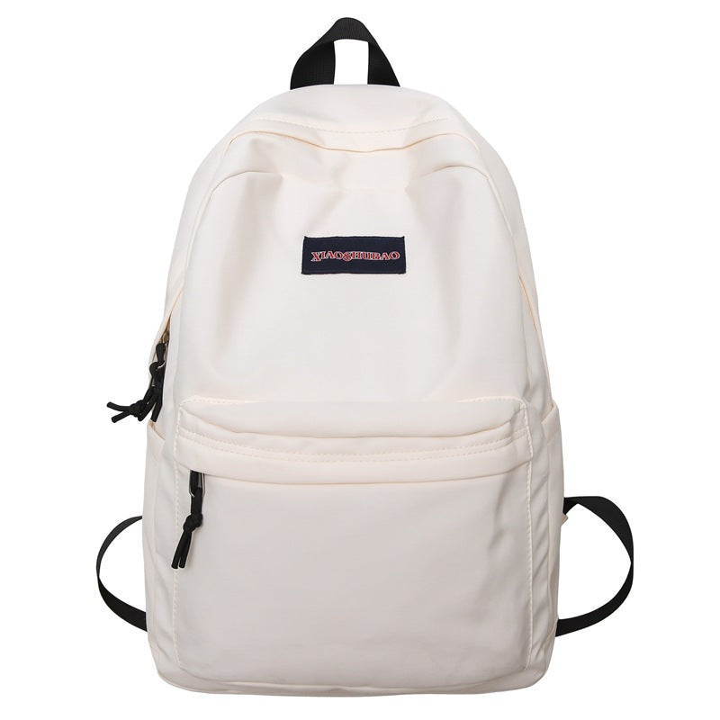 2025 Backpack Men's and Women's Trend Fashion Student Computer Backpack Korean Version Simple Versatile College Style Leisure Travel Backpack