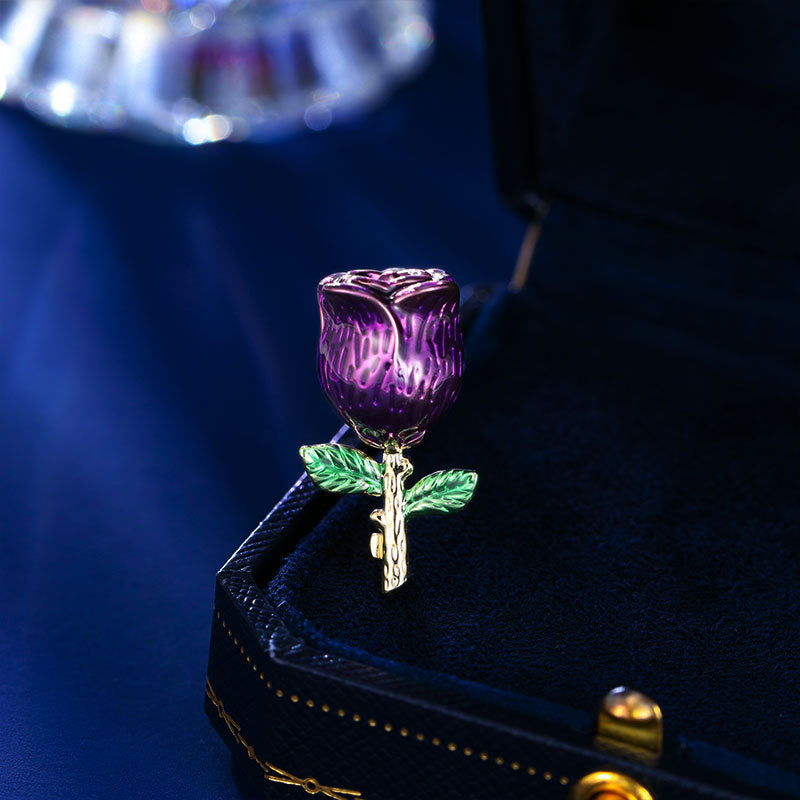 2025 popular New Elegant Rose Brooch High-end Retro Pin Temperament Suit Multifunctional Fixed Accessories Corsage