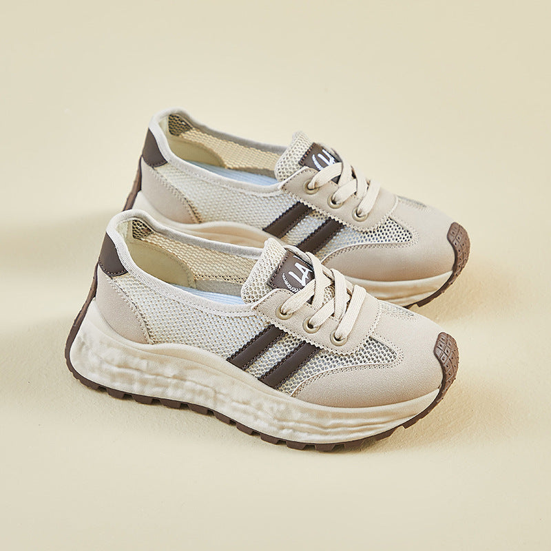 2025 ins Korean version of Forrest Gump shoes women's tide summer height increase new student sports and leisure mesh breathable ZY2507