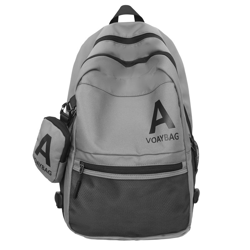 2025 Backpack New Trend Simple Large Capacity Student Backpack Outdoor Travel Sports Backpack Men and Women