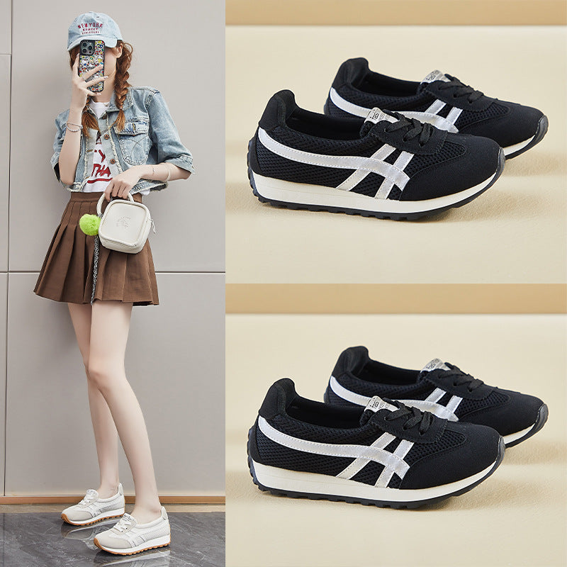 2025 ins Korean version of Forrest Gump shoes women's tide spring new height increase student sports running casual street shot JCF-213