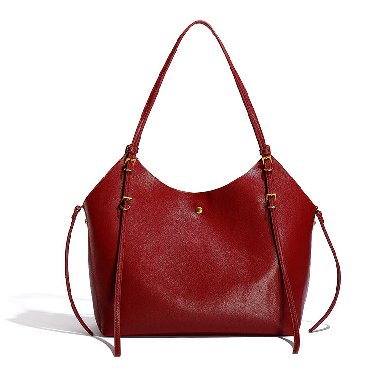 2025 Bag Women's popular Autumn Premium Large Capacity Tote Bag Fashion Minimalist Style Women's Bag Commuter Shoulder Bag