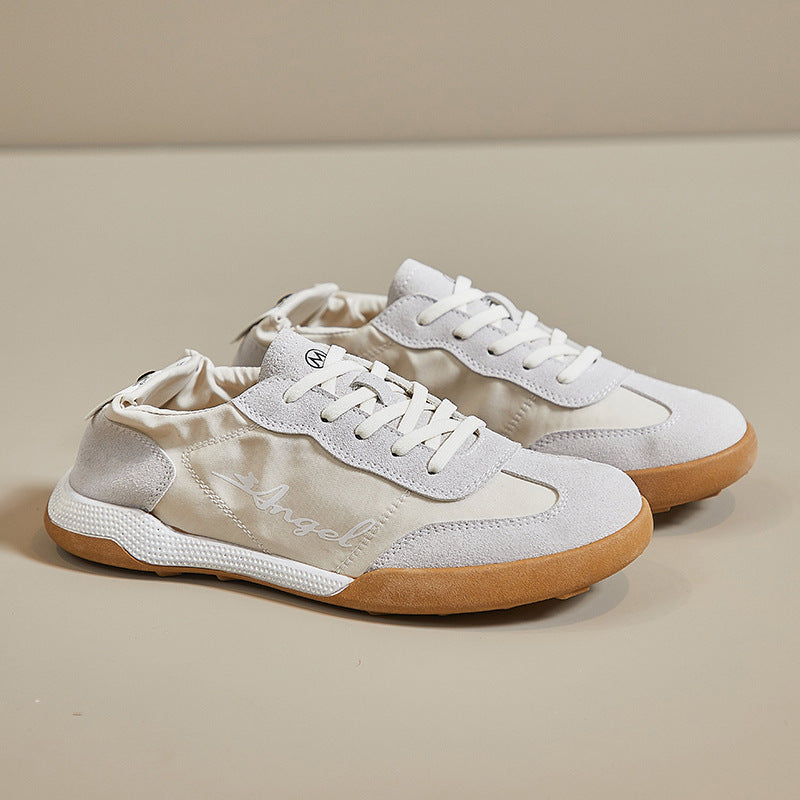 2025 ins Korean version of Forrest Gump shoes women's tide summer breathable new student running sports shoes white shoes CQ111