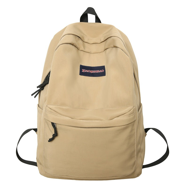 2025 Backpack Men's and Women's Trend Fashion Student Computer Backpack Korean Version Simple Versatile College Style Leisure Travel Backpack