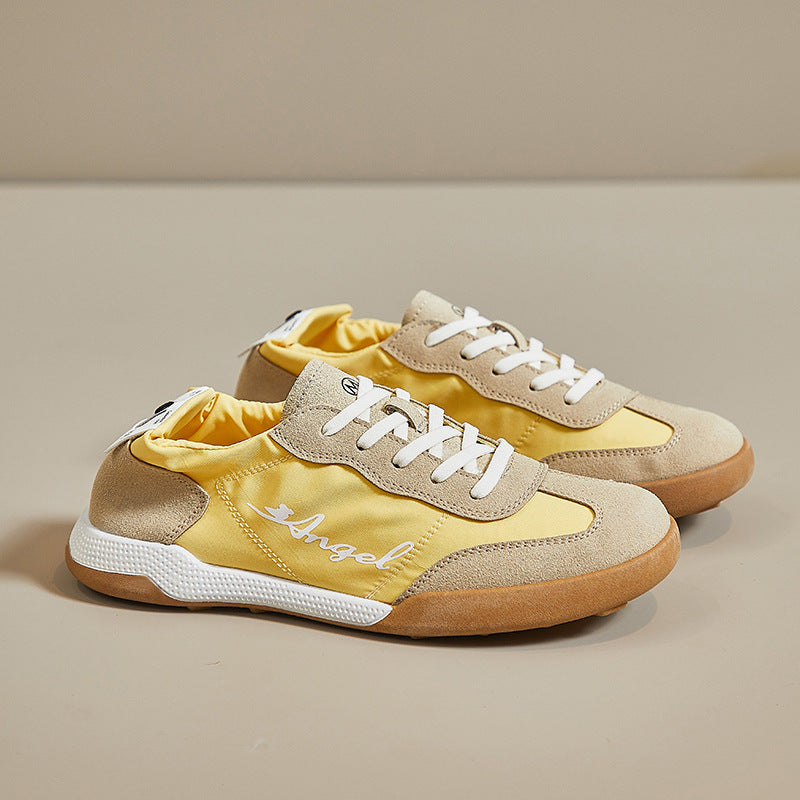 2025 ins Korean version of Forrest Gump shoes women's tide summer breathable new student running sports shoes white shoes CQ111