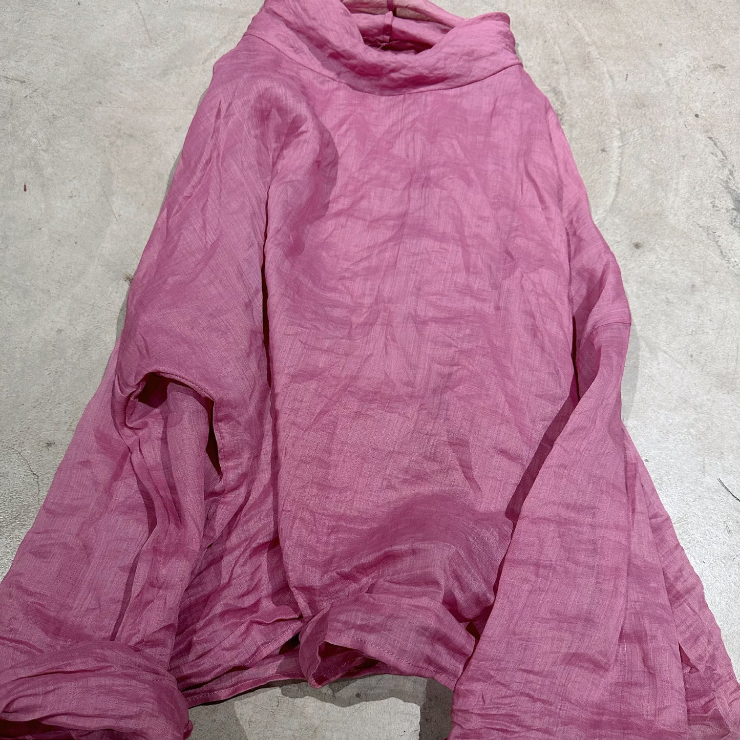 2025 22/11 SN88 spring and summer new simple literary light ramie shoulder shirt