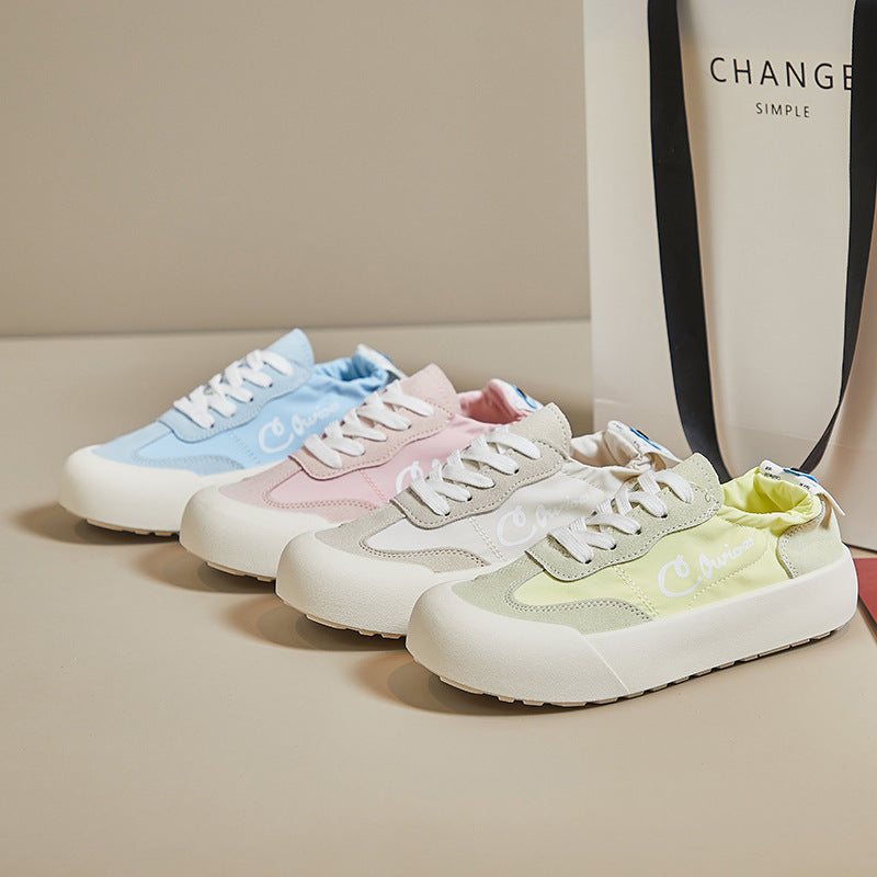 2025 summer new breathable German training little white shoes female students platform versatile casual board shoes sports shoes BR618