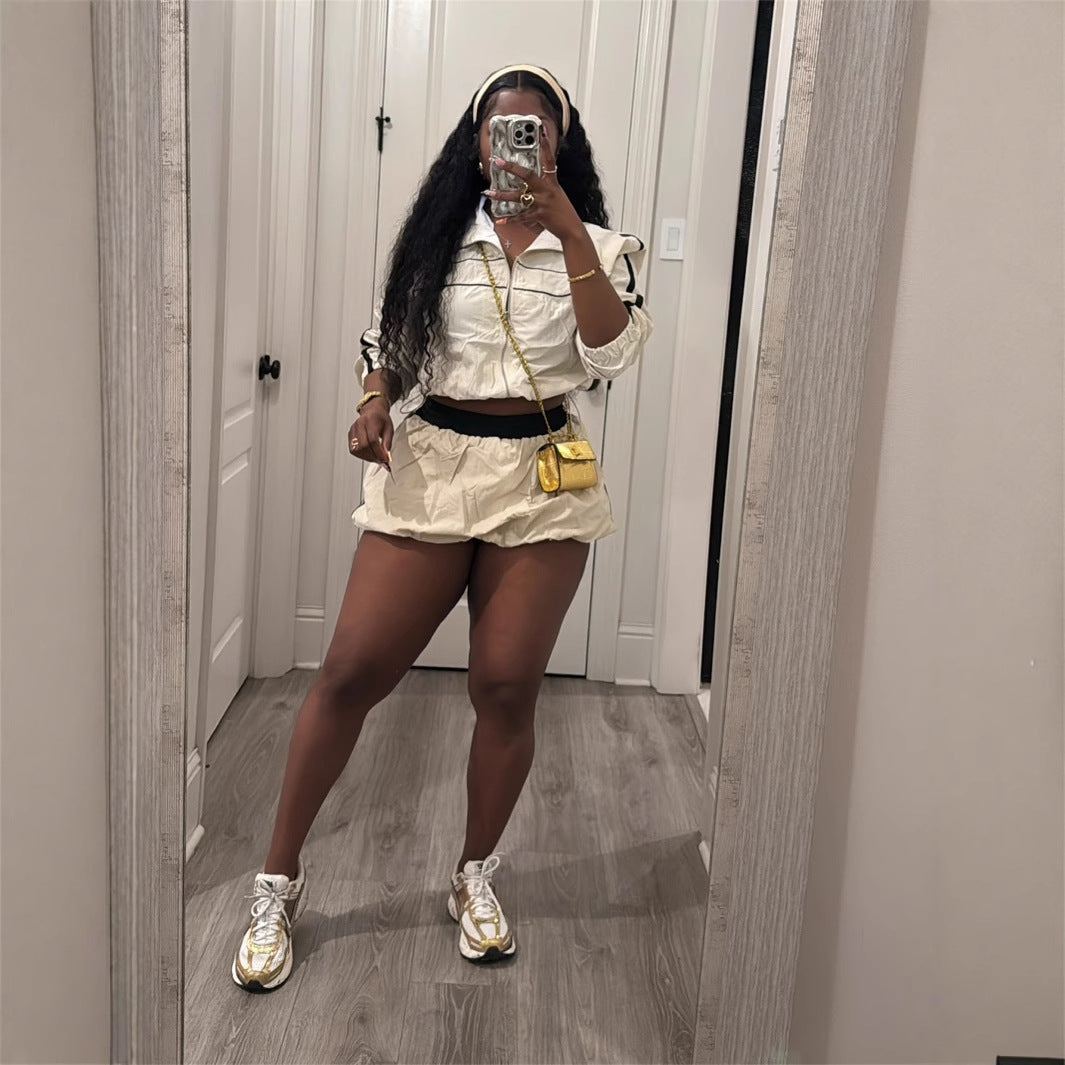 In the summer of , Popular, and other New Popular trade will explode with exposed navel zippers, short-sleeved tops, waist-wrapped hips, short skirt suits, women