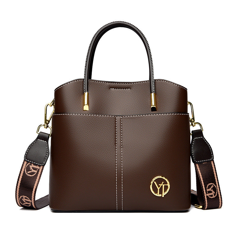 2025 Bag Autumn Women's popular New Large Capacity Bucket Bag Fashion Temperament Mom Bag Premium Commuter Shoulder Bag