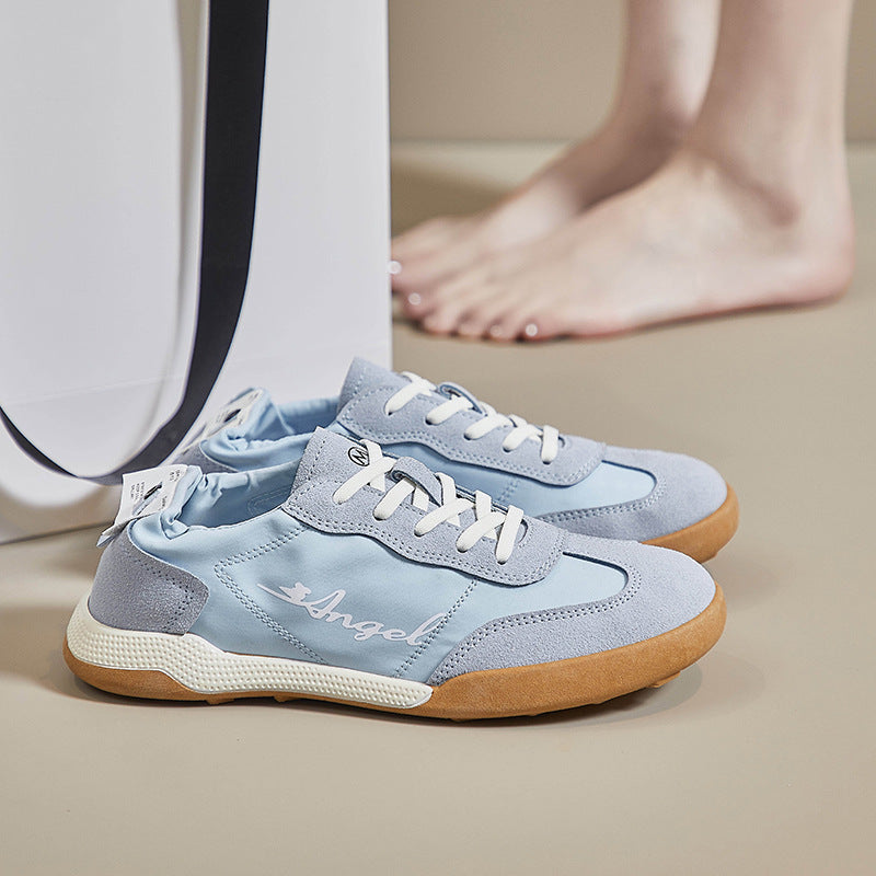 2025 ins Korean version of Forrest Gump shoes women's tide summer breathable new student running sports shoes white shoes CQ111