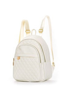 Cross-Border Hot Sale Backpack Quilted Embroidery Thread Backpack Large Capacity Korean Stylish Simple and Versatile Children Girls Schoolbag