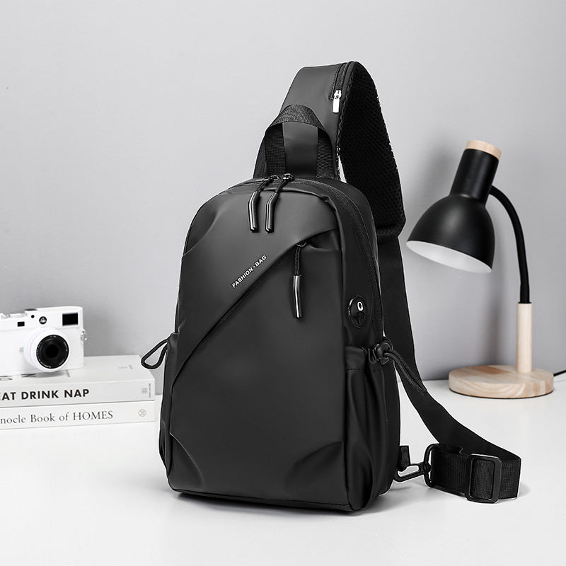 2025 popular New Simple Versatile Messenger Bag Men's Travel Light Bag Shoulder Backpack Men's Multifunctional Portable Breast Bag