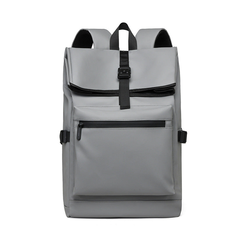 2025 new backpack backpack men's large-capacity roll-up backpack outdoor leisure travel bag back bag