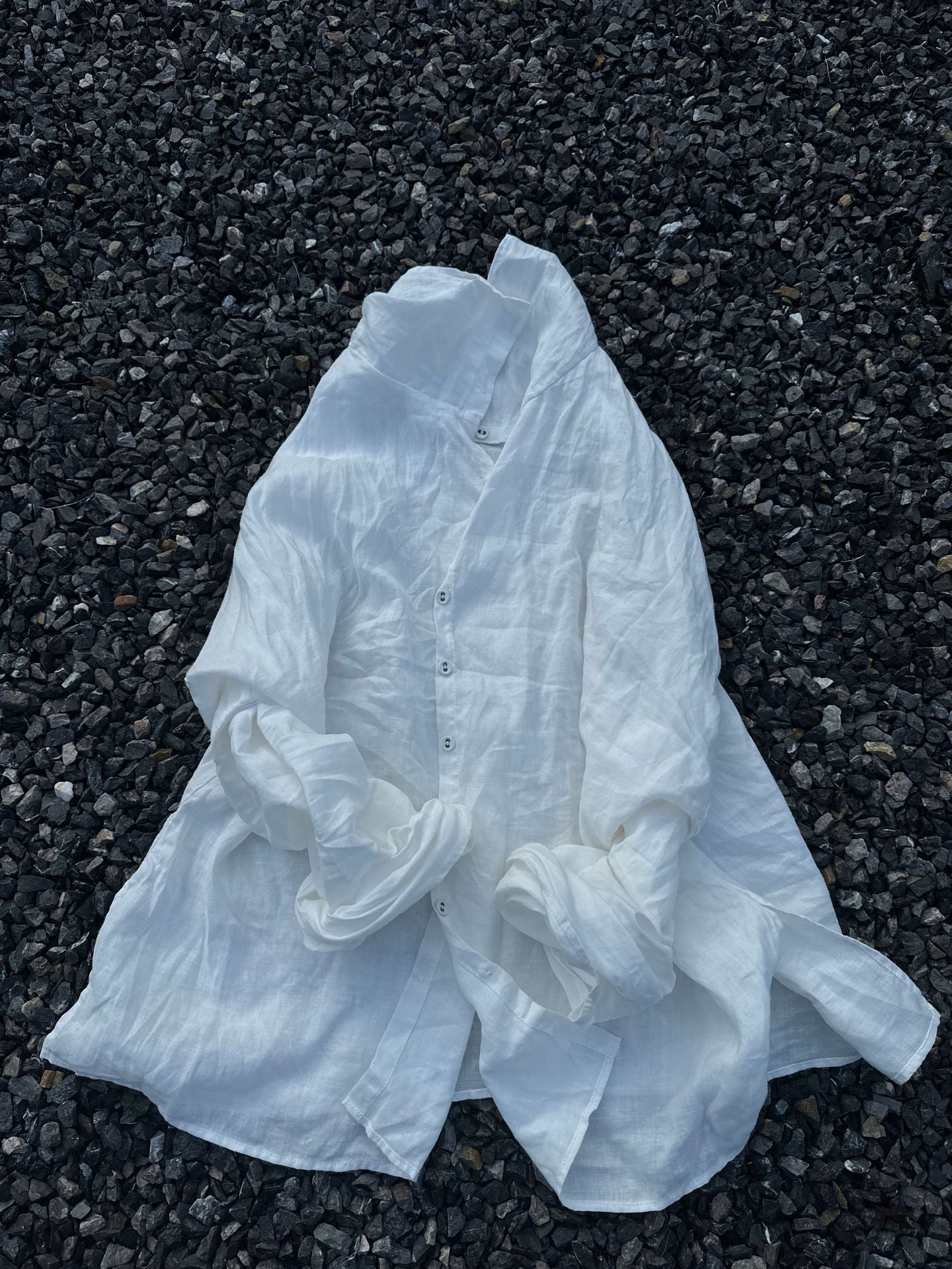 2025 Su Nian Weiyang 23/11 See you again, loose thickened ramie turtleneck cardigan button shirt in autumn and winter