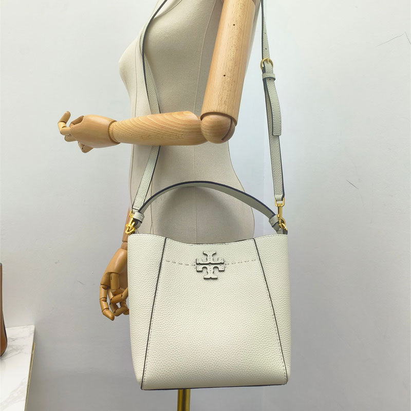 XIANGTUIBAO TB Women's Bag New 74956mcgraw Deformation Crossbody Single Shoulder Bucket Bag Female Cowhide Handbag Commuter