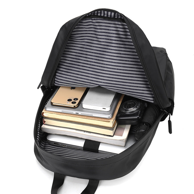 2025 Manufacturer customized men's backpack, casual business commuter backpack, large capacity, advanced sense, anti-splashing computer bag