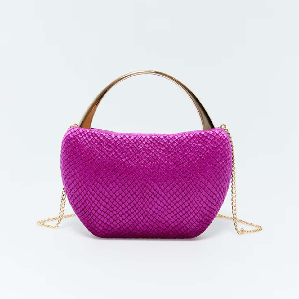 Women's 2025 new shoulder oblique span bag, special-shaped shell acrylic bag, fashionable wedding dinner clutch bag