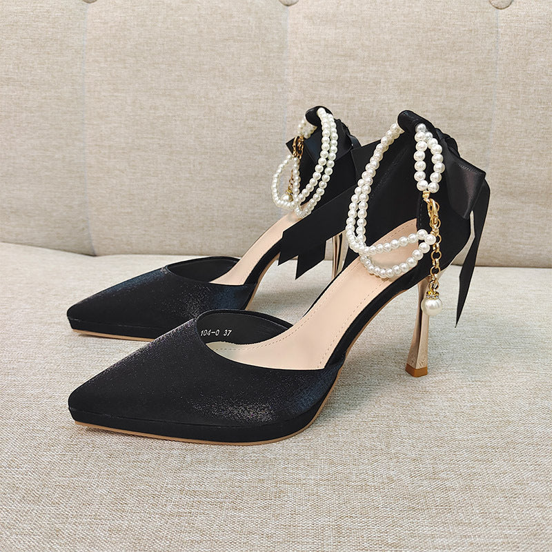 XIANGTUIBAO Z28-104 Waterproof Platform Autumn New Stiletto Heel Pointed Toe Sexy Women's Shoes Korean Style Versatile High Heel Pumps