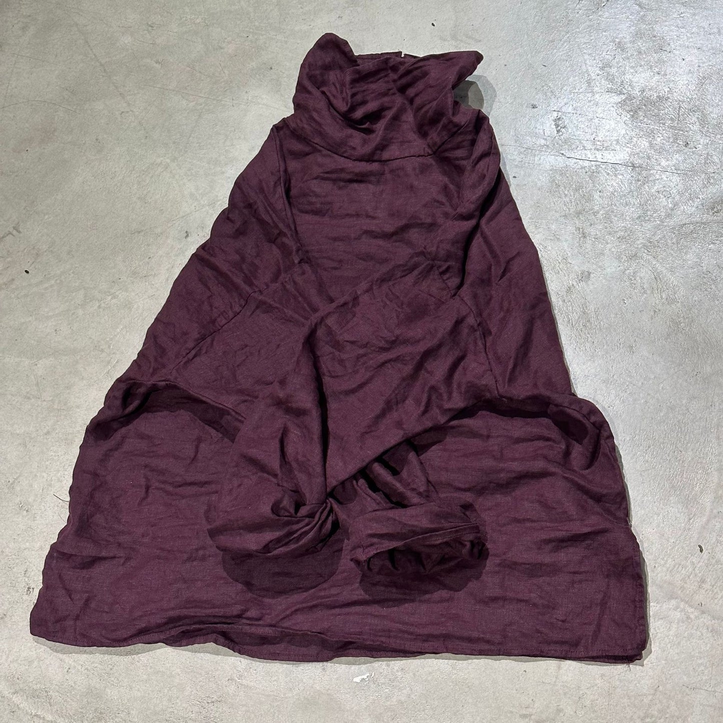 2025 23/8/Fleeting years/Early autumn literary and retro linen bag buckle high neck shoulder cover cover base outer wear