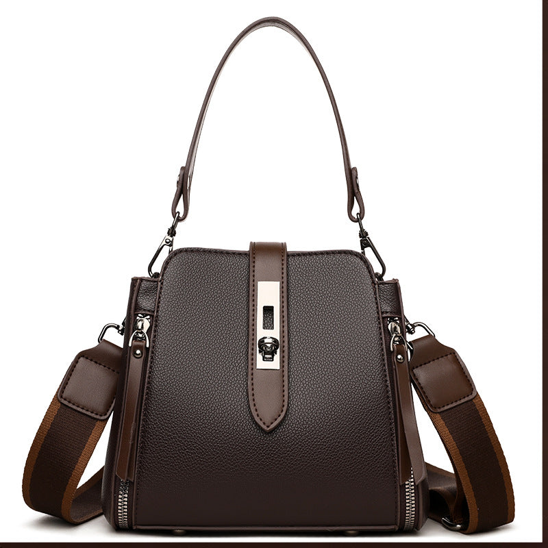 2025 popular autumn new fashionable and simple women's bags to work commuter business bags versatile large-capacity messenger bags