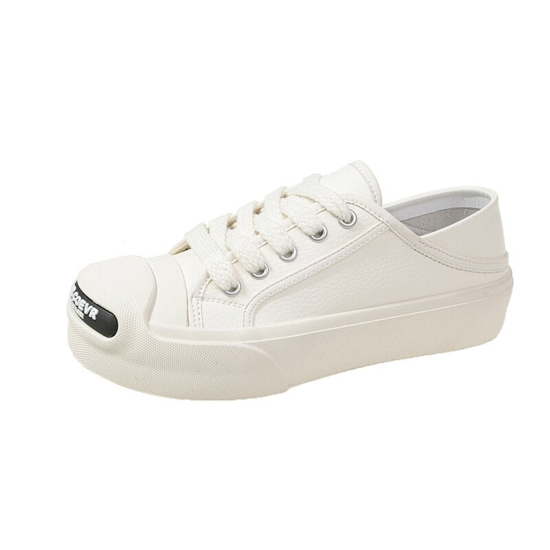 xiangtuibao Women Lace Up Platform Flats Sport Casual Shoes Spring Autumn New Fashion Sneakers Comfortable Non Slip Chaussures Femme