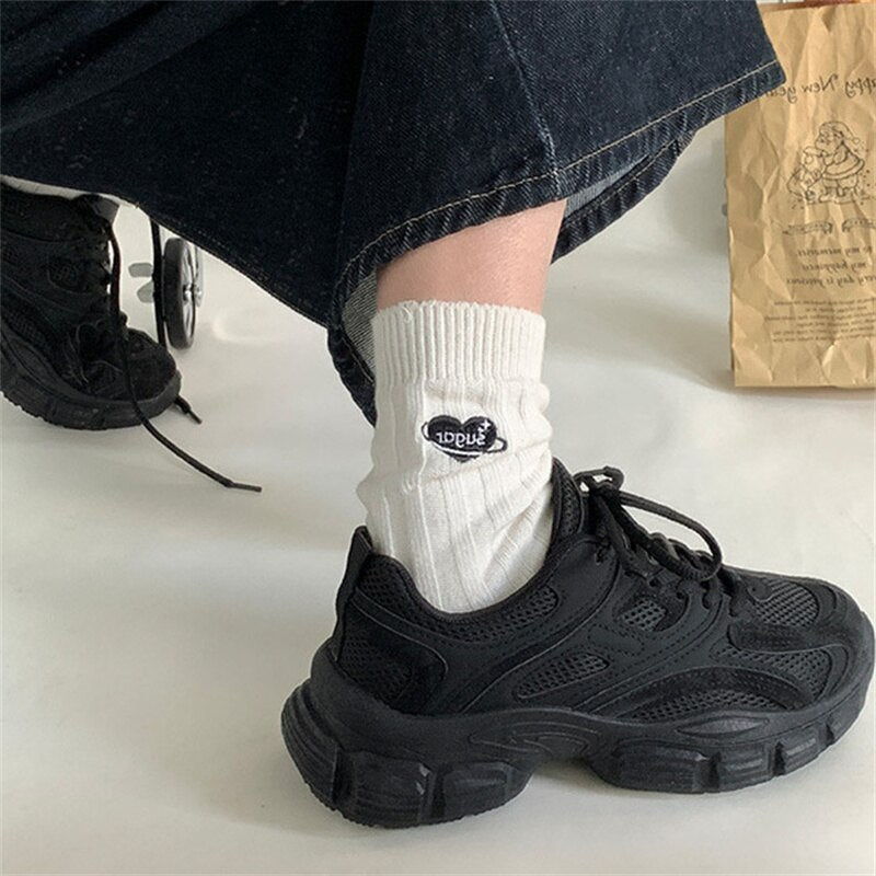 xiangtuibao Sneakers Women Spring Autumn Shoes Woman Vulcanized Shoes Casual Ladies Thick Sole Sports Shoes Tennis Female Sneakers NEW